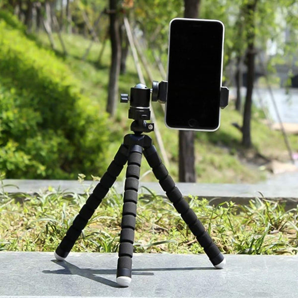 Portable Mini Octopus Tripod with Phone Holder for Selfies