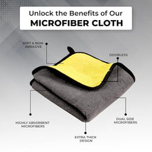 Premium Microfiber Cleaning Cloth Towel (40x30 Cm  1 Pc)