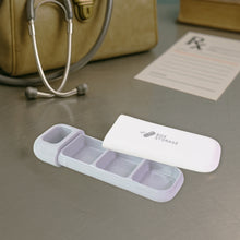 Portable 1 Pc Pill Storage Box With 3 Compartments
