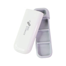 Portable 1 Pc Pill Storage Box With 3 Compartments